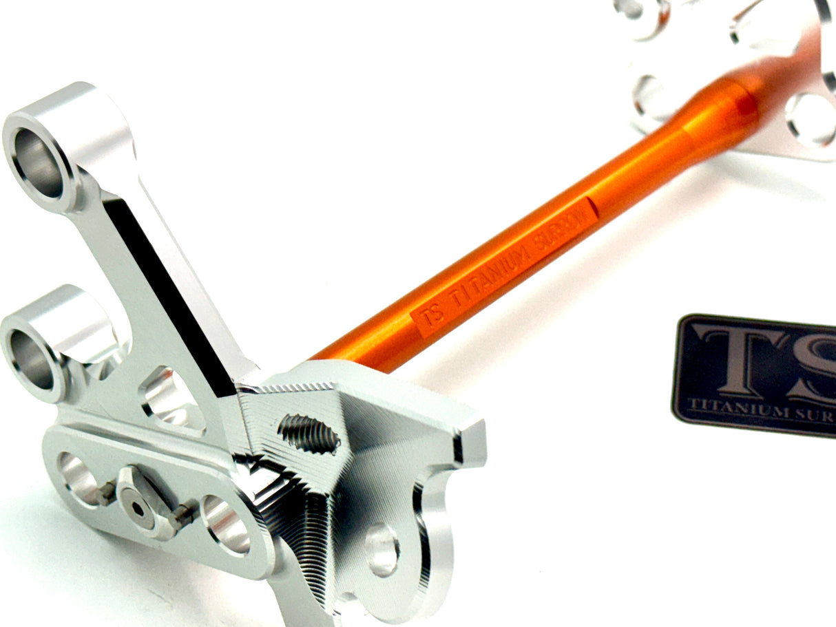 Custom CNC Aluminum Footpeg Bracket Assembly E-Ride Pro