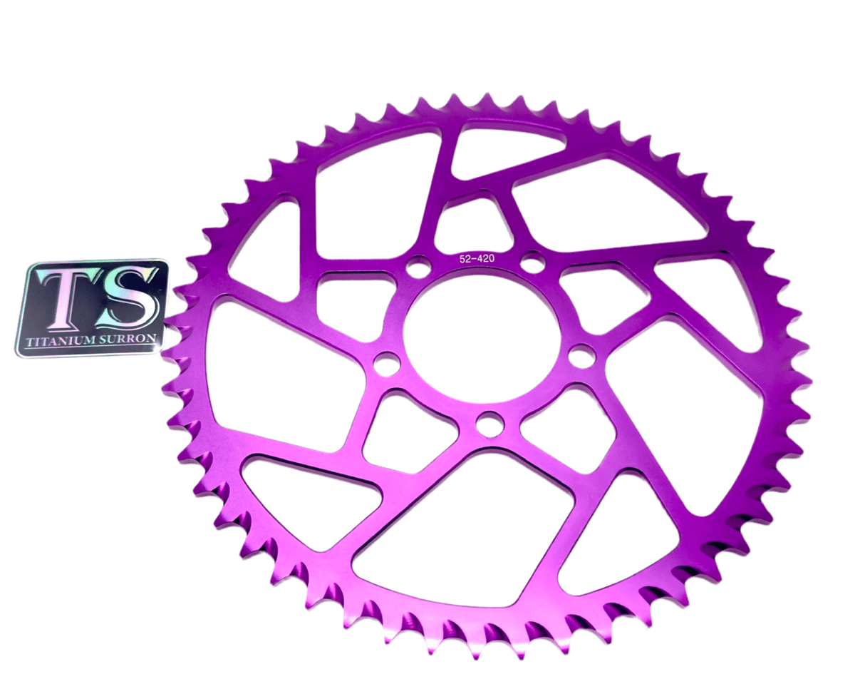Hardened Aluminum 420 Sprockets for E-moto