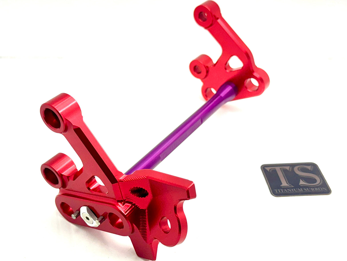 Custom CNC Aluminum Footpeg Bracket Assembly E-Ride Pro