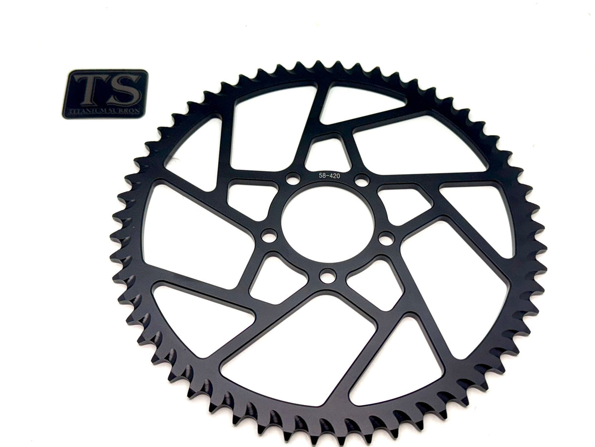 Hardened Aluminum 420 Sprockets for E-moto