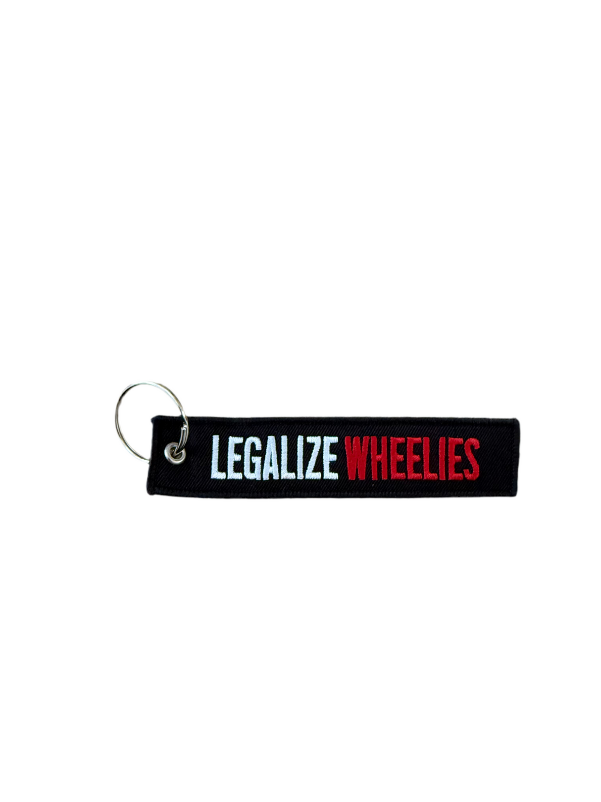 “Legalize Wheelies” Keychain