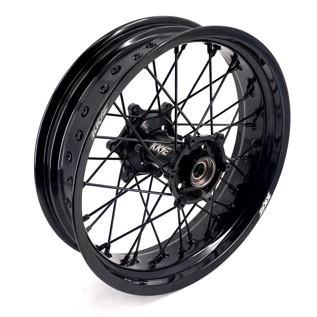 KKE 3.5*17'' & 4.25*17'' Supermoto Wheels Rims Fit STARK VARG MX EX Electric Dirt Bike All Black