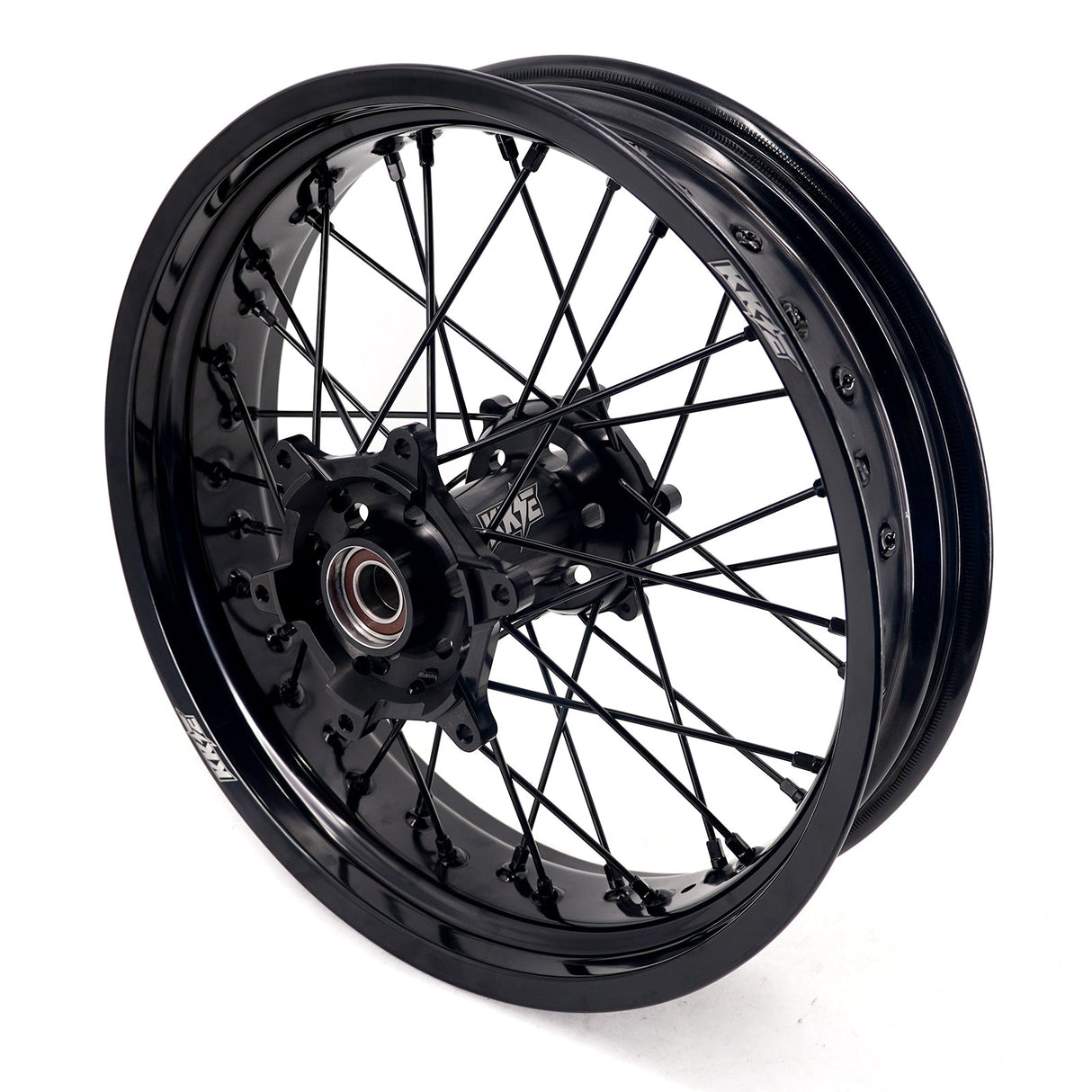 KKE 3.5*17'' & 4.25*17'' Supermoto Wheels Rims Fit STARK VARG MX EX Electric Dirt Bike All Black