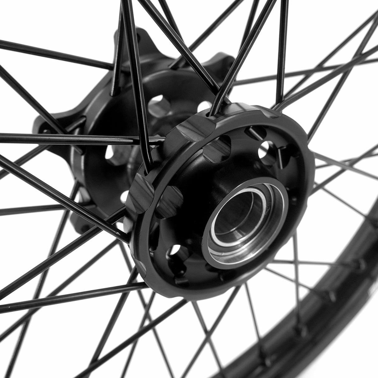 KKE Enduro 1.6*21" & 2.15*18" CNC Hub Electric Dirtbike Alloy Wheels Rims Fit STARK VARG All Black