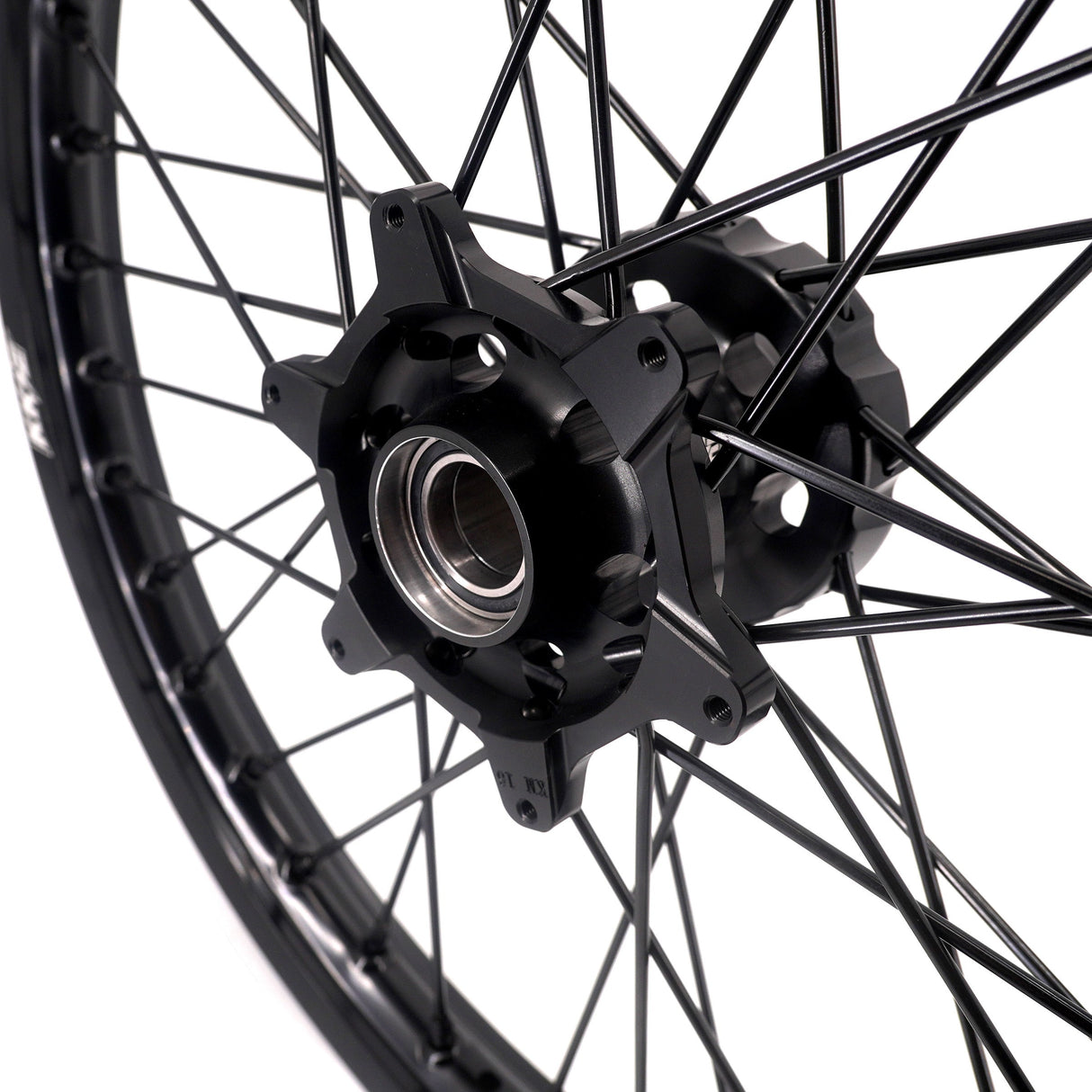 KKE Enduro 1.6*21" & 2.15*18" CNC Hub Electric Dirtbike Alloy Wheels Rims Fit STARK VARG All Black