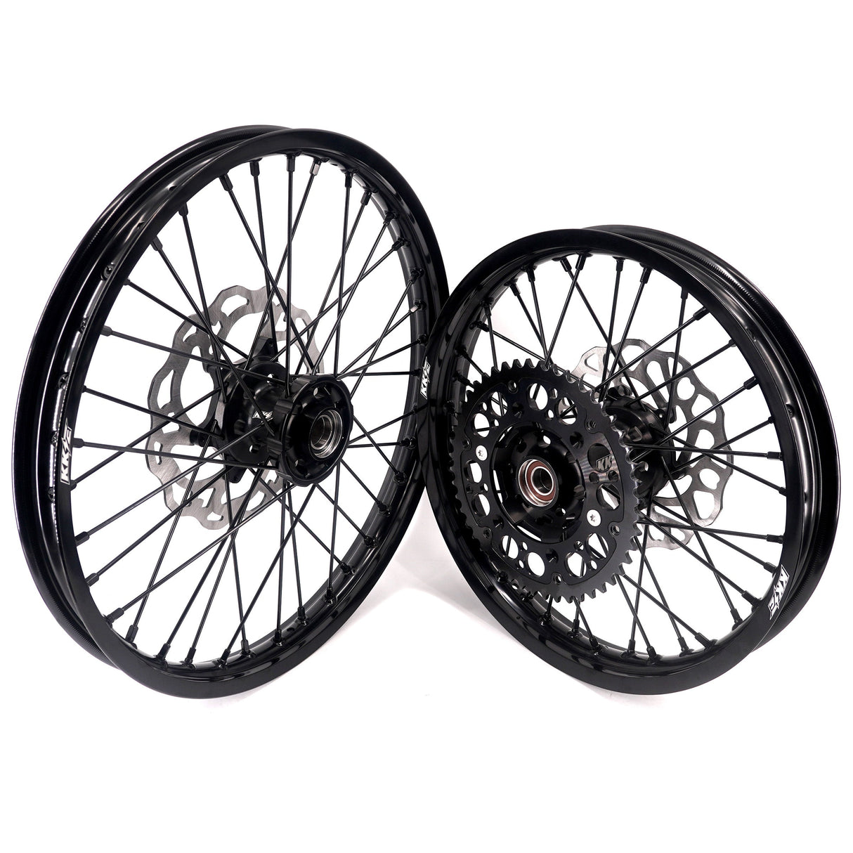 KKE Enduro 1.6*21" & 2.15*18" CNC Hub Electric Dirtbike Alloy Wheels Rims Fit STARK VARG All Black