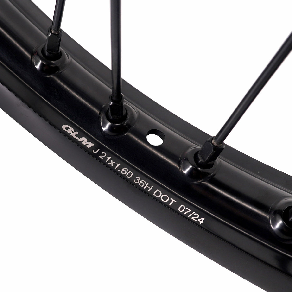 KKE Enduro 1.6*21" & 2.15*18" CNC Hub Electric Dirtbike Alloy Wheels Rims Fit STARK VARG All Black