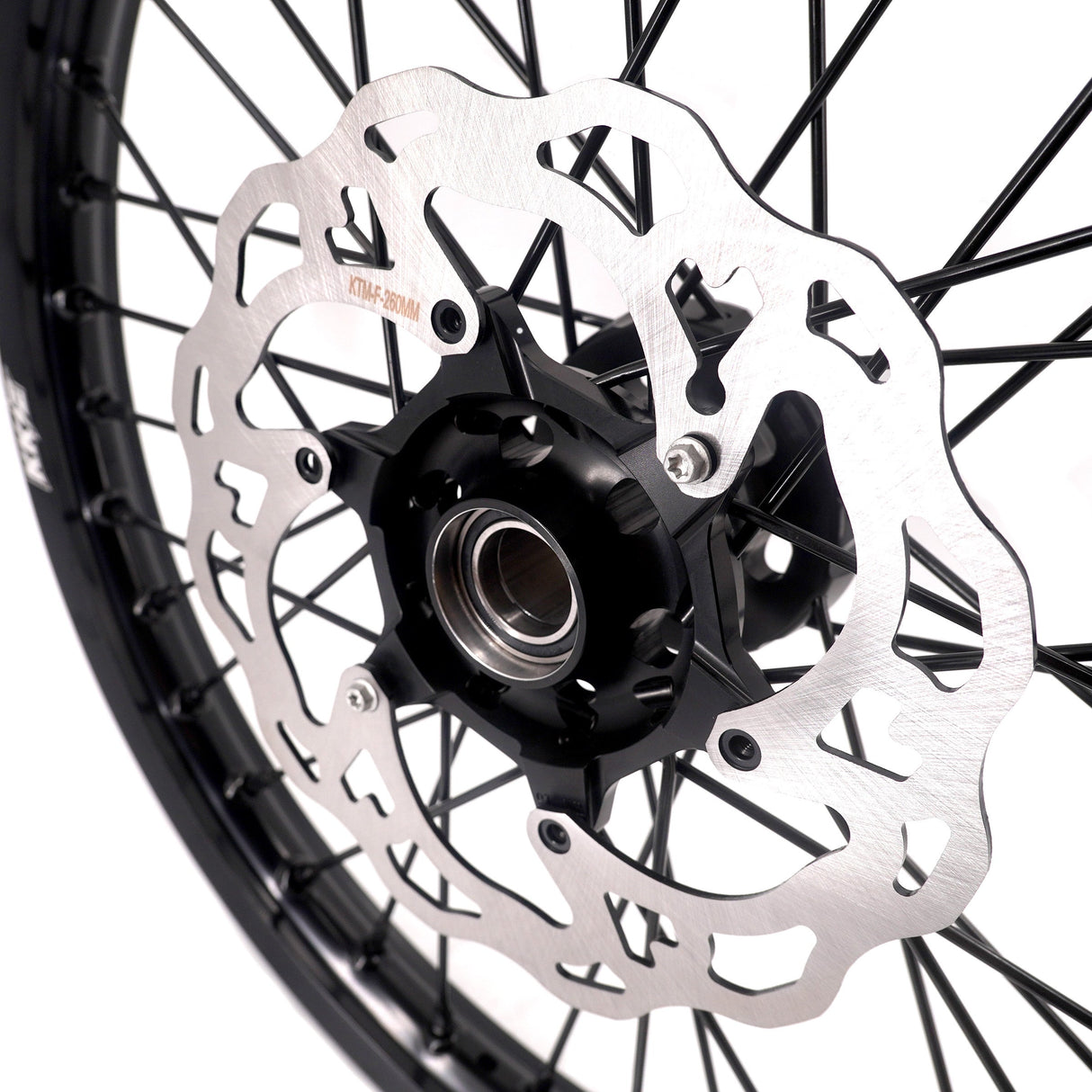 KKE Enduro 1.6*21" & 2.15*18" CNC Hub Electric Dirtbike Alloy Wheels Rims Fit STARK VARG All Black