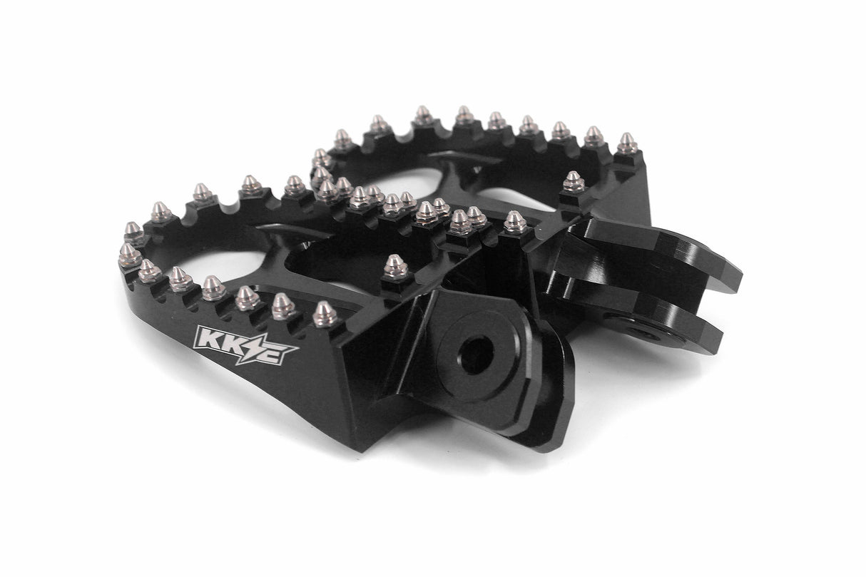 E-Moto KKE Footpegs Billet Foot Pegs