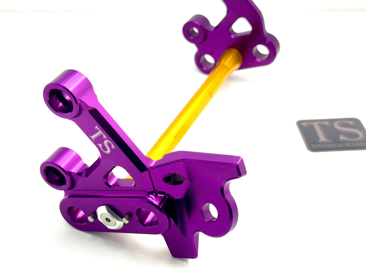 Custom CNC Aluminum Footpeg Bracket Assembly E-Ride Pro