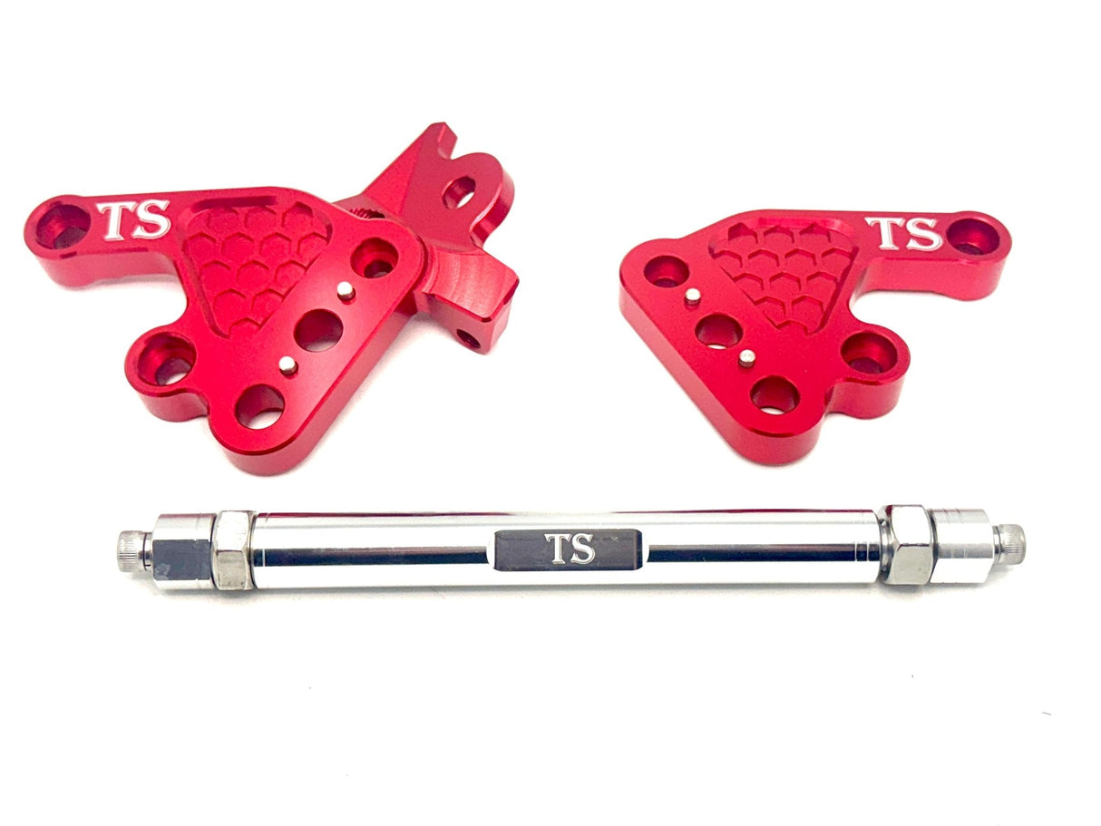 Custom CNC Aluminum Footpeg Bracket Assembly Talaria MX3, MX4