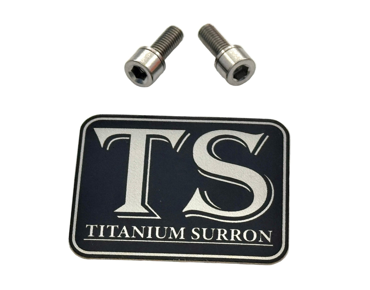 Titanium E-Moto Headlight Mount Bolts