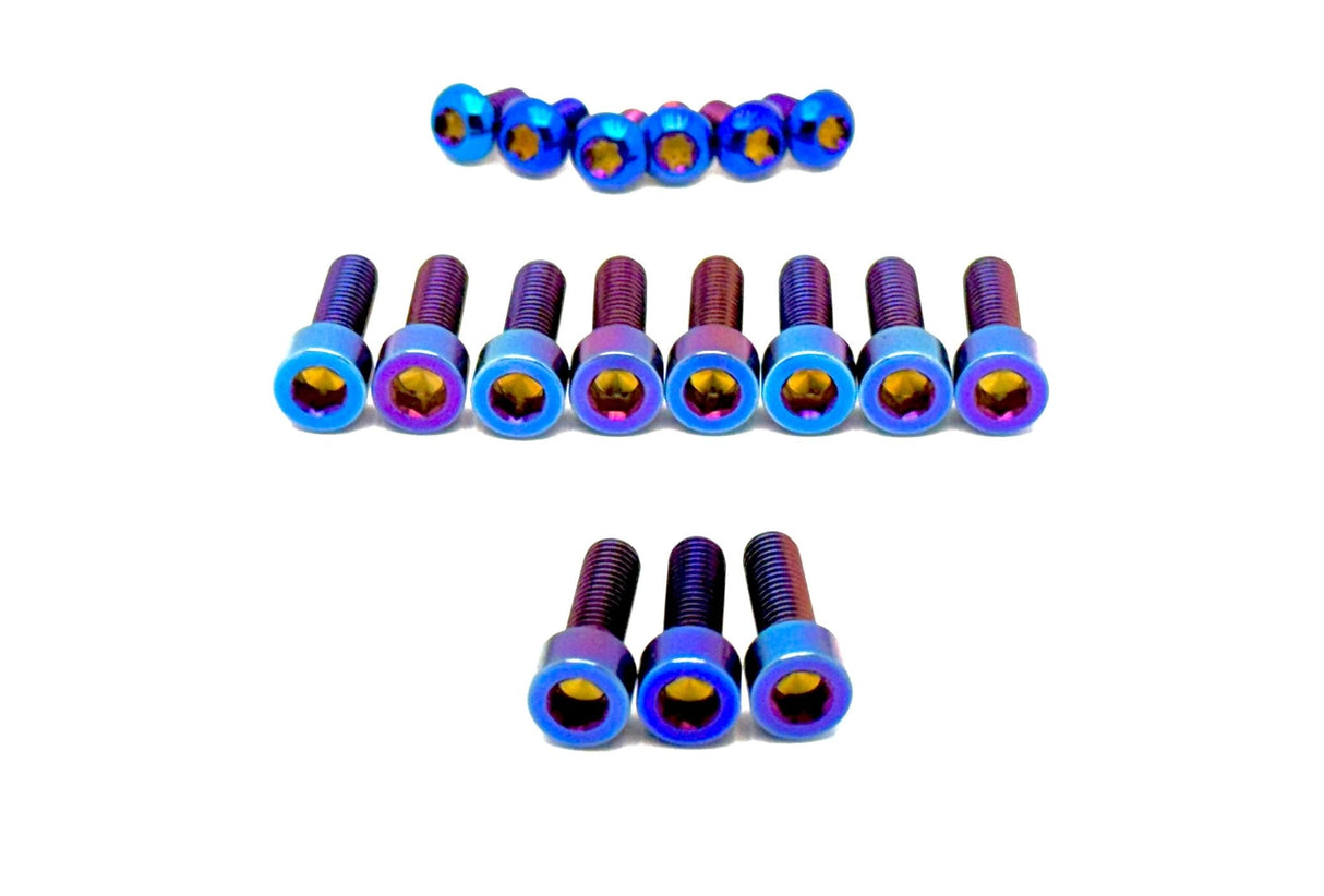 Titanium RFloXa Hawk 35 Pro and Max Fork Bolt Kits (21 pcs)