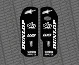 Tech E39 Fork Guard Decals
