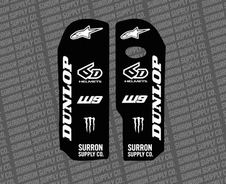 Tech E39 Fork Guard Decals
