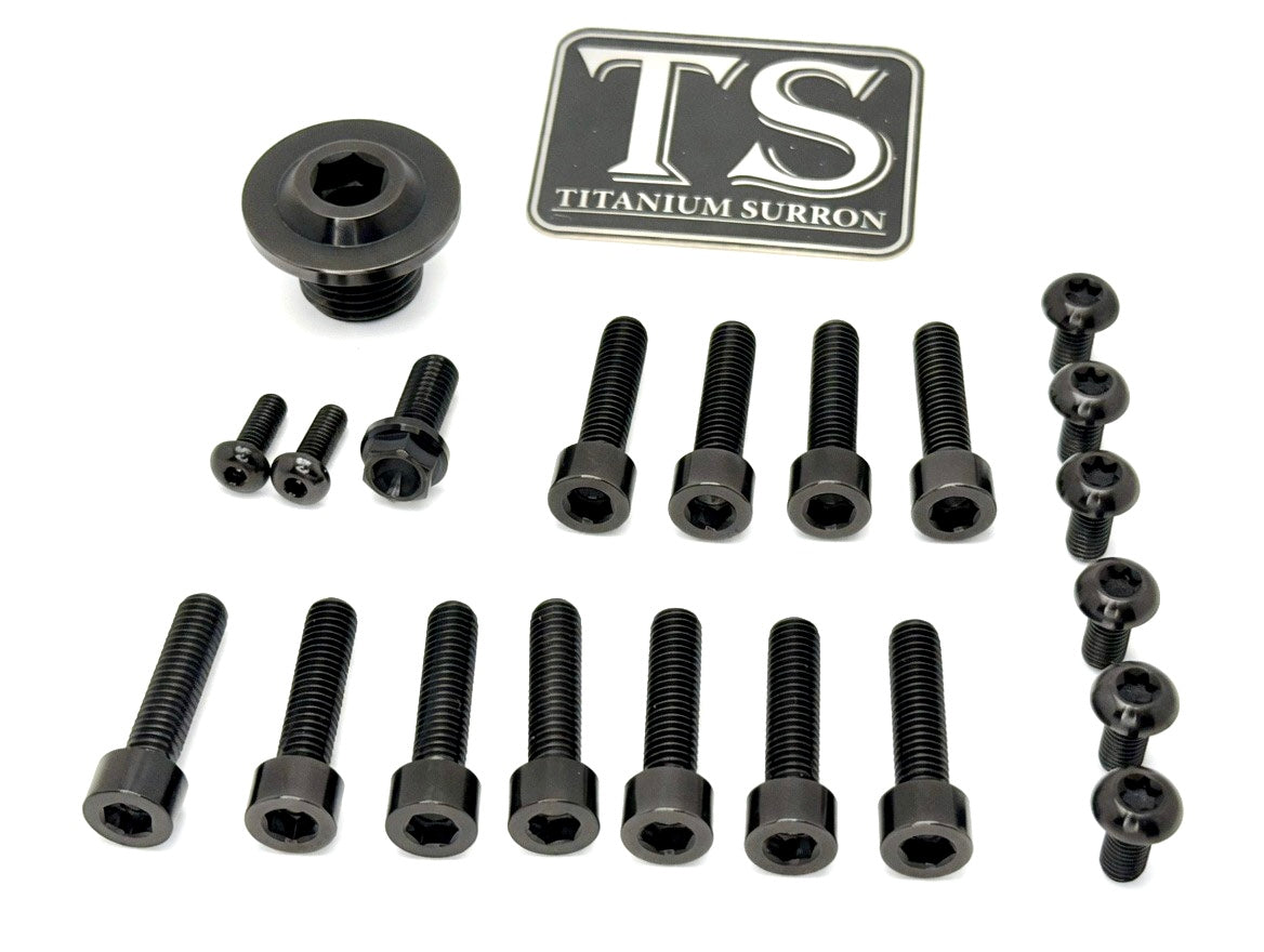 Titanium Surron Ultra Bee OEM Fork Bolt Kit