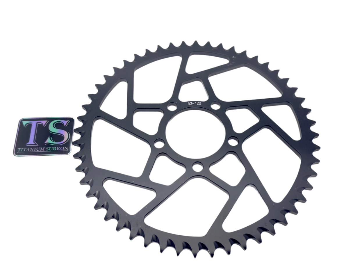 Hardened Aluminum 420 Sprockets for E-moto