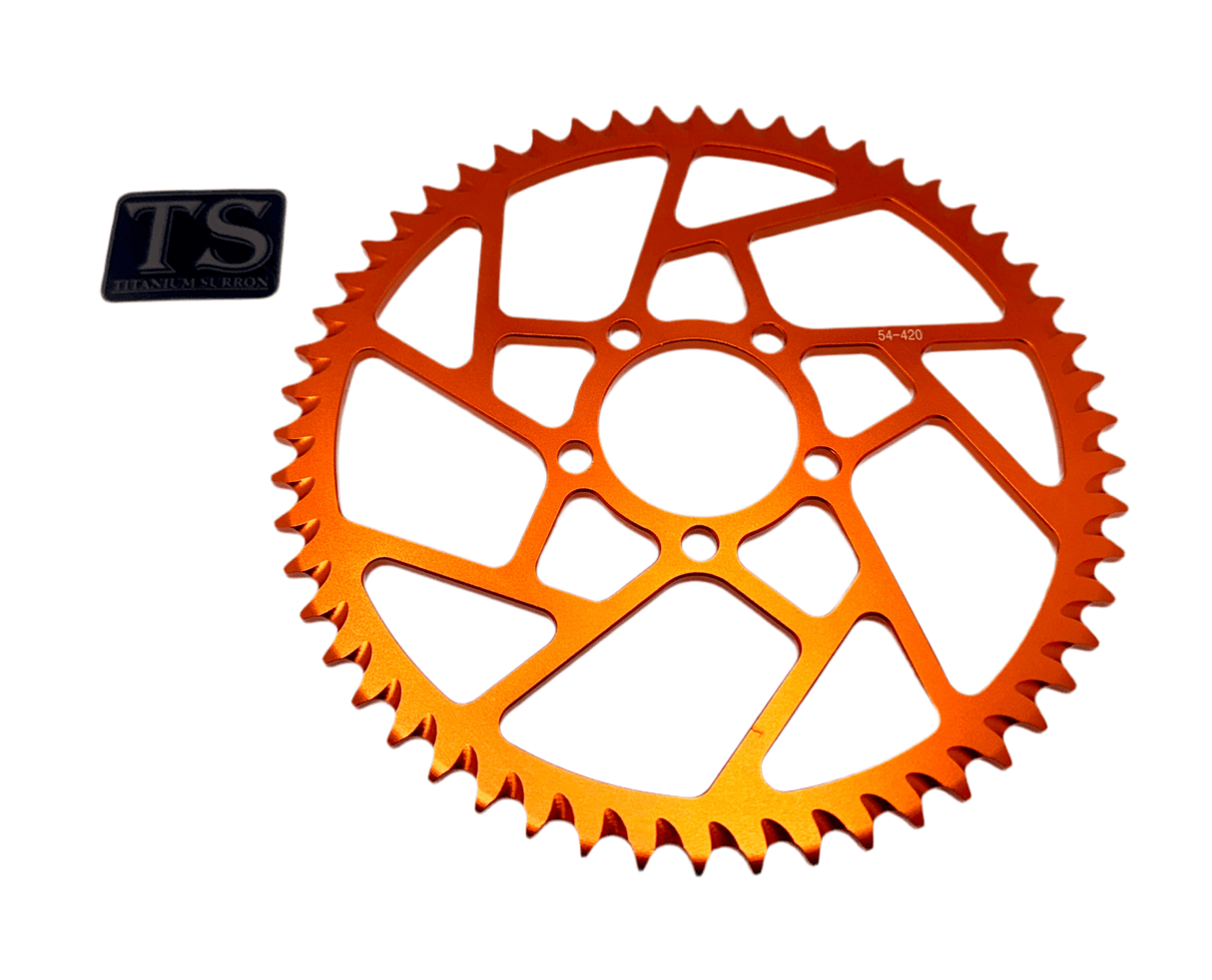 Hardened Aluminum 420 Sprockets for E-moto