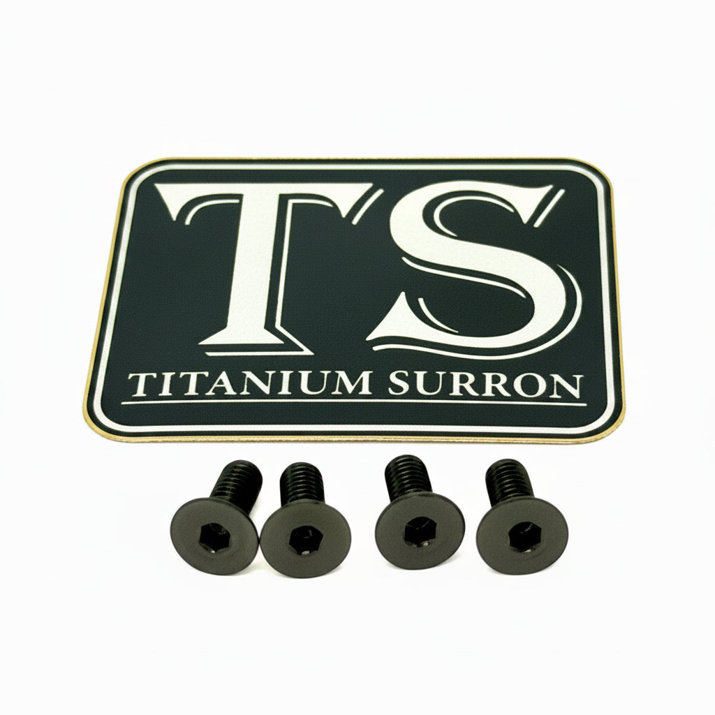 Titanium Baja Designs Headlight Cover Plate Bolts (4)