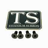 Titanium Baja Designs Headlight Cover Plate Bolts (4)