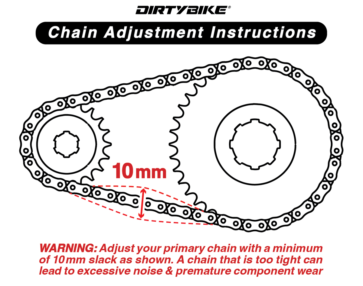 075 Chain Color 219 RLV Sealed O-Ring | Primary Belt to Chain Conversion Kit | Talaria ...