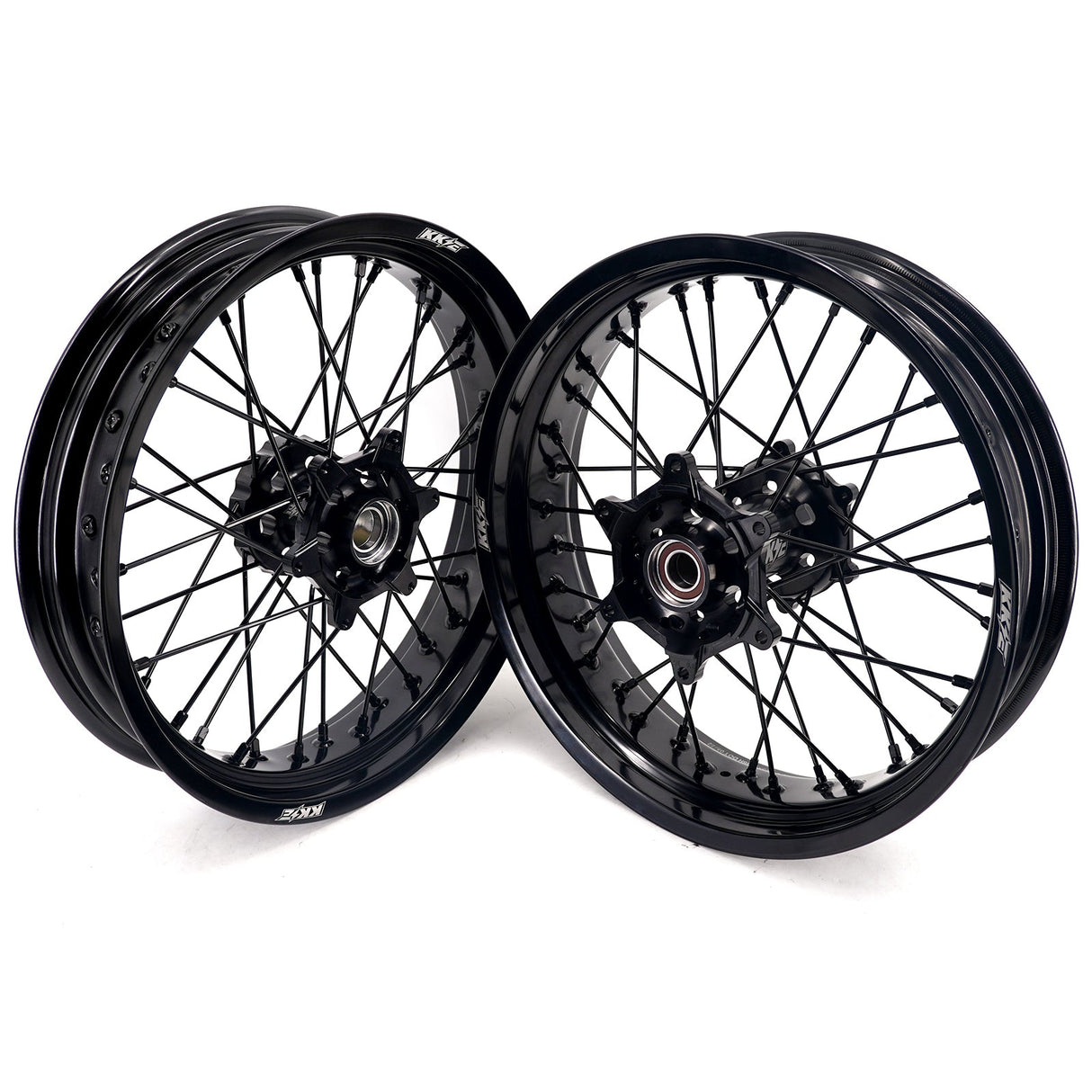 KKE 3.5*17'' & 4.25*17'' Supermoto Wheels Rims Fit STARK VARG MX EX Electric Dirt Bike All Black