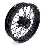 KKE 3.5*17'' & 4.25*17'' Supermoto Wheels Rims Fit STARK VARG MX EX Electric Dirt Bike All Black