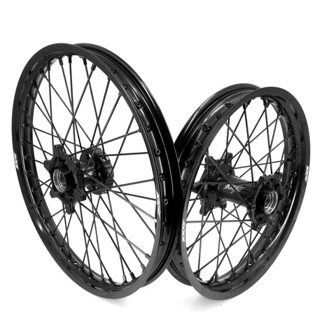 KKE Enduro 1.6*21" & 2.15*18" CNC Hub Electric Dirtbike Alloy Wheels Rims Fit STARK VARG All Black