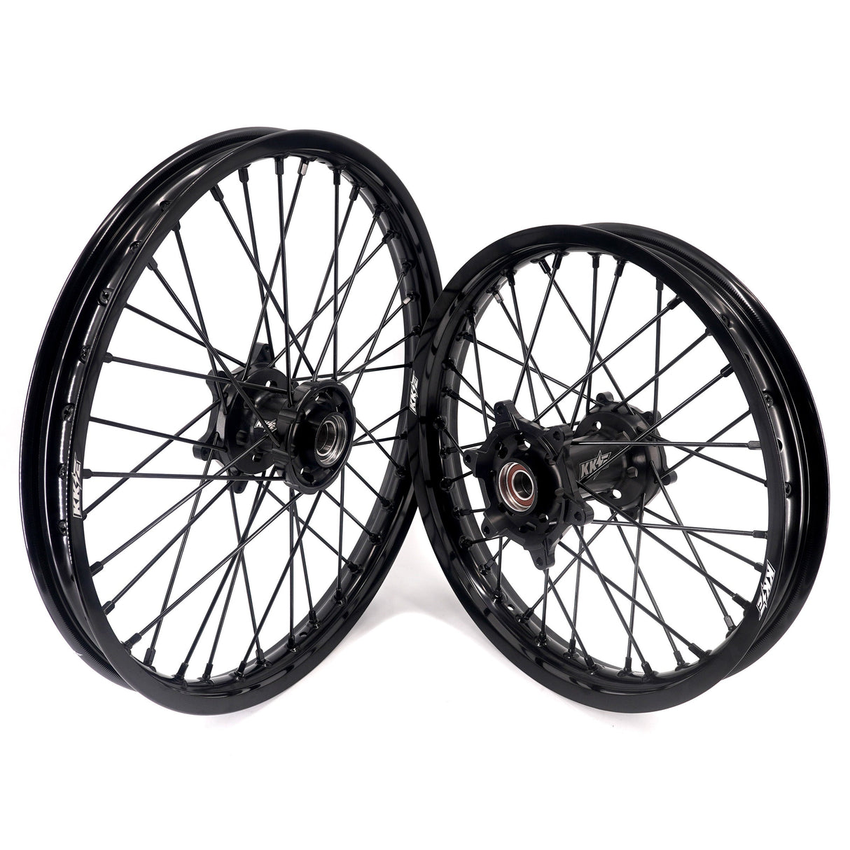 KKE Enduro 1.6*21" & 2.15*18" CNC Hub Electric Dirtbike Alloy Wheels Rims Fit STARK VARG All Black