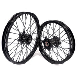 KKE Enduro 1.6*21" & 2.15*18" CNC Hub Electric Dirtbike Alloy Wheels Rims Fit STARK VARG All Black