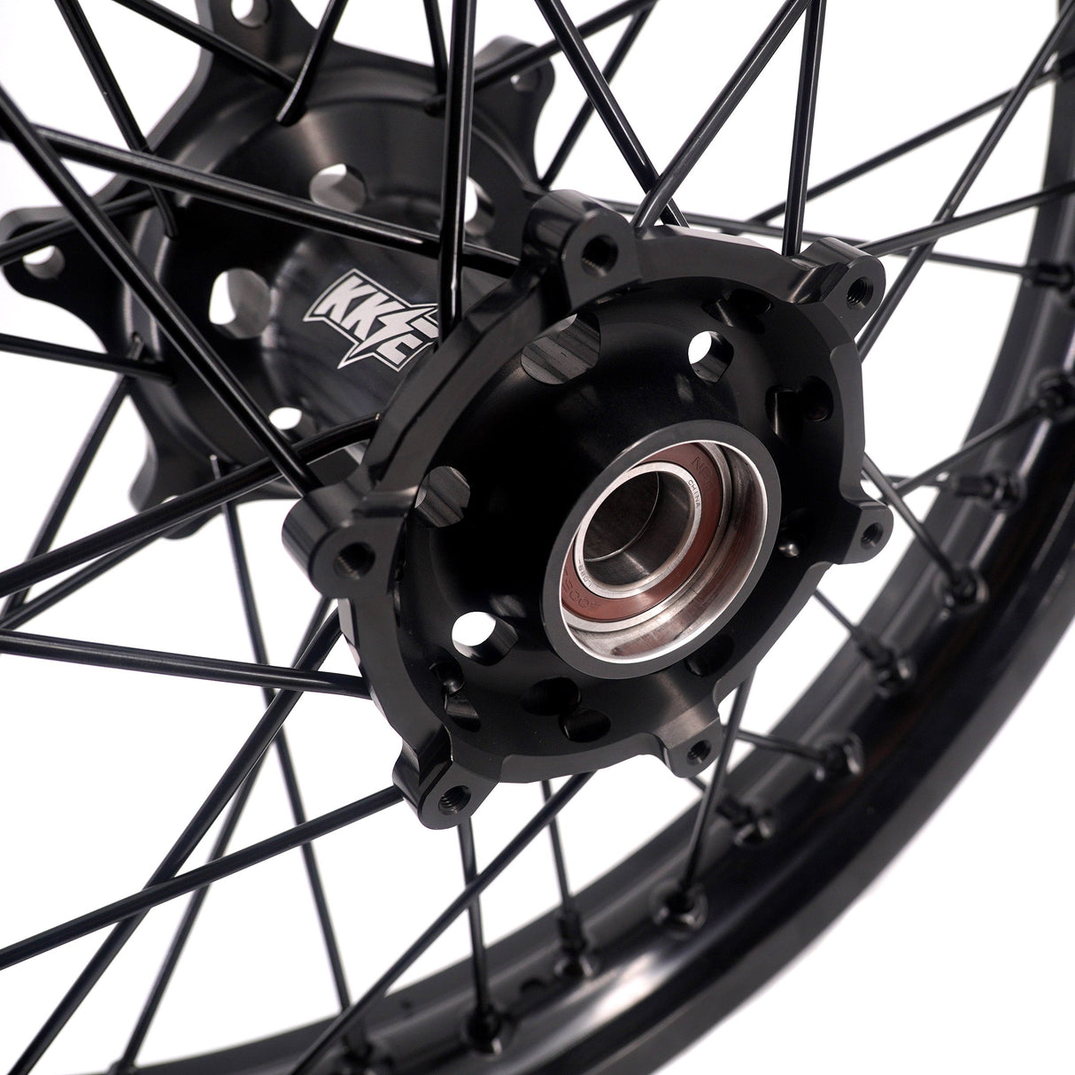 KKE Enduro 1.6*21" & 2.15*18" CNC Hub Electric Dirtbike Alloy Wheels Rims Fit STARK VARG All Black