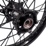 KKE Enduro 1.6*21" & 2.15*18" CNC Hub Electric Dirtbike Alloy Wheels Rims Fit STARK VARG All Black