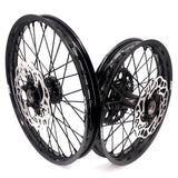 KKE Enduro 1.6*21" & 2.15*18" CNC Hub Electric Dirtbike Alloy Wheels Rims Fit STARK VARG All Black