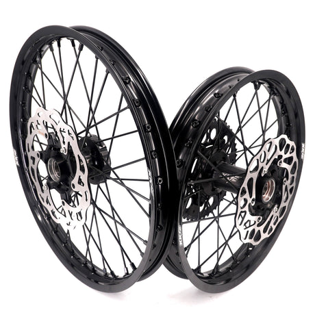 KKE Enduro 1.6*21" & 2.15*18" CNC Hub Electric Dirtbike Alloy Wheels Rims Fit STARK VARG All Black