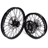 KKE Enduro 1.6*21" & 2.15*18" CNC Hub Electric Dirtbike Alloy Wheels Rims Fit STARK VARG All Black