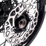 KKE Enduro 1.6*21" & 2.15*18" CNC Hub Electric Dirtbike Alloy Wheels Rims Fit STARK VARG All Black
