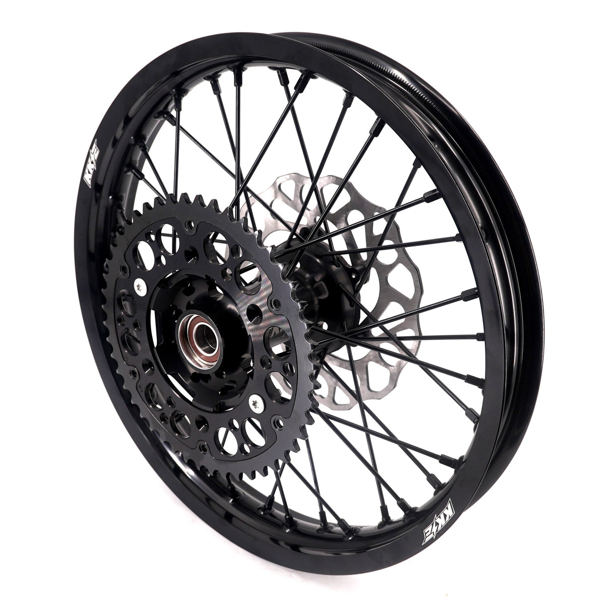 KKE Enduro 1.6*21" & 2.15*18" CNC Hub Electric Dirtbike Alloy Wheels Rims Fit STARK VARG All Black