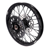 KKE Enduro 1.6*21" & 2.15*18" CNC Hub Electric Dirtbike Alloy Wheels Rims Fit STARK VARG All Black