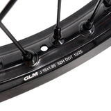 US Stock KKE 1.6*19" & 1.85*16" New Style E-bike Wheels Rim For SurRon Light Bee-X 2019-2025 Black