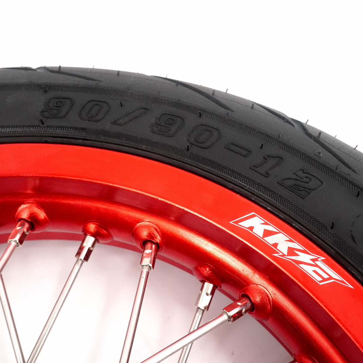 Pre-order KKE 1.85*12’‘ & 2.15*12’‘ E-Bike Mini Wheels Kit with Tires Fit For Rawrr Mantis X 2024-2025 Red Rims