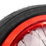 Pre-order KKE 1.85*12’‘ & 2.15*12’‘ E-Bike Mini Wheels Kit with Tires Fit For Rawrr Mantis X 2024-2025 Red Rims