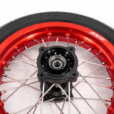 Pre-order KKE 1.85*12’‘ & 2.15*12’‘ E-Bike Mini Wheels Kit with Tires Fit For Rawrr Mantis X 2024-2025 Red Rims