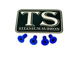 Titanium Baja Designs Headlight Cover Plate Bolts (4)