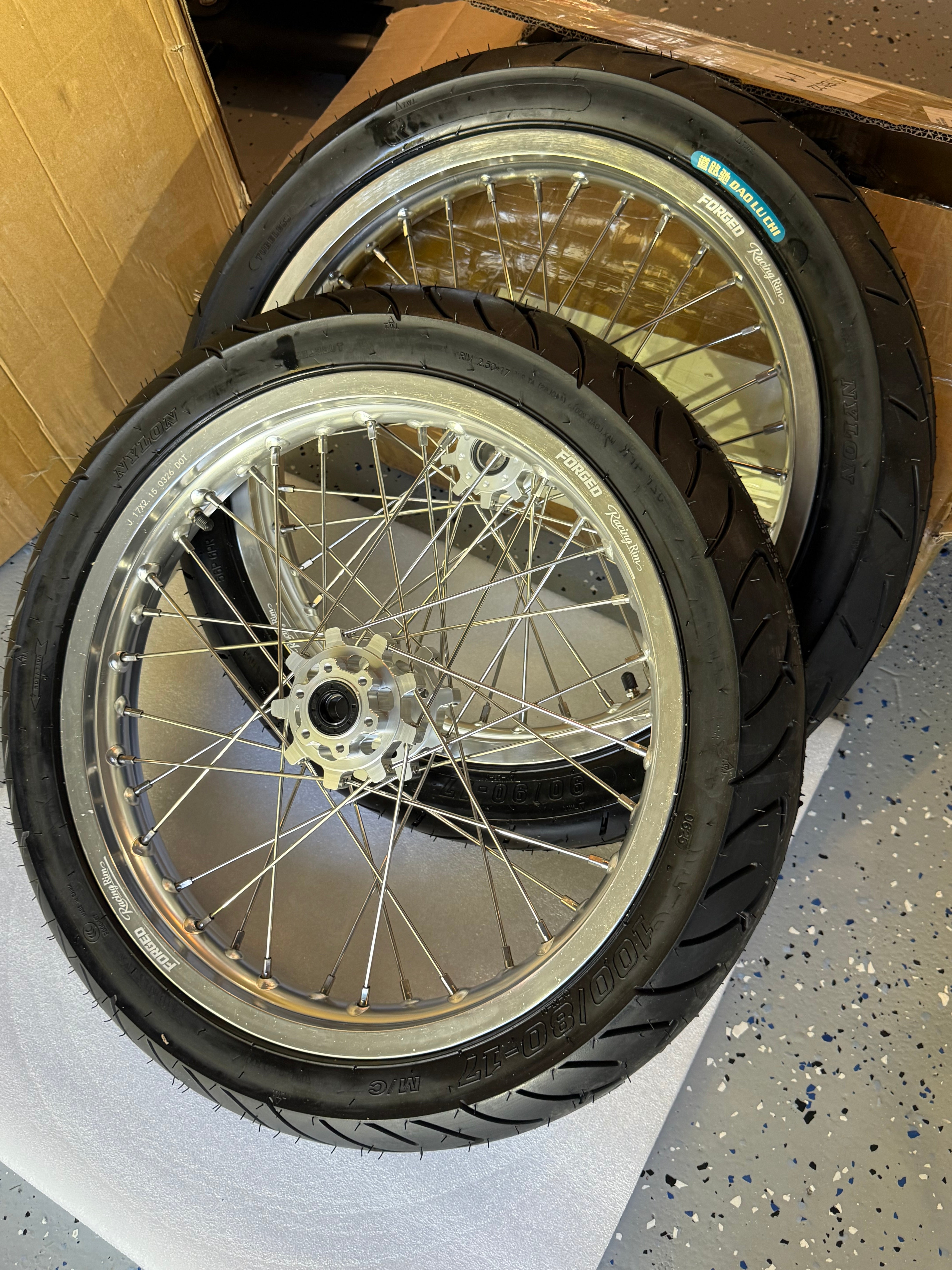 Talaria XXX / MX4, MX3, Sting - Supermoto Wheelset (Thick/Wide