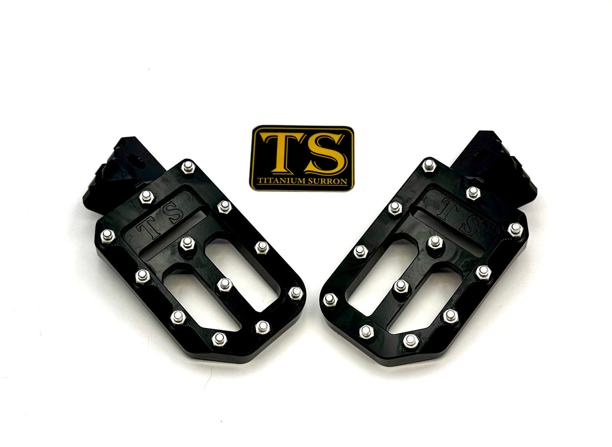 TS Custom Foot Pegs w/ Titanium Grips for Talaria and Altis