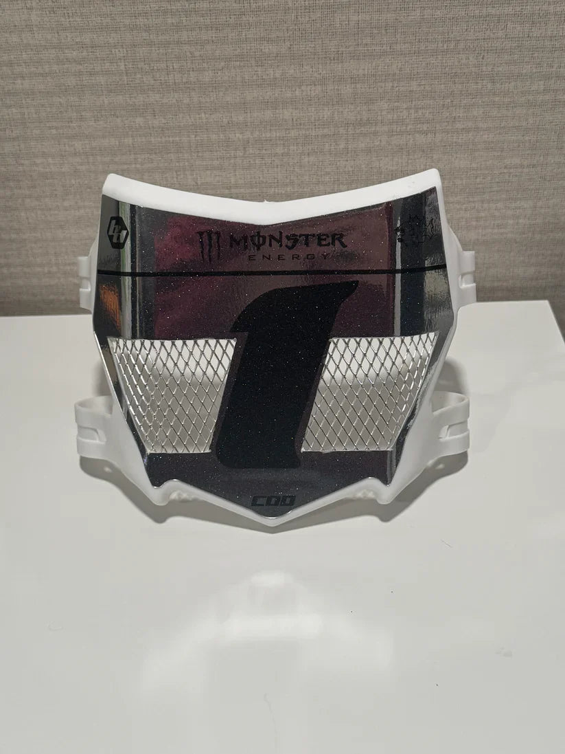 "MotoCutz" Vented Front Number Plate