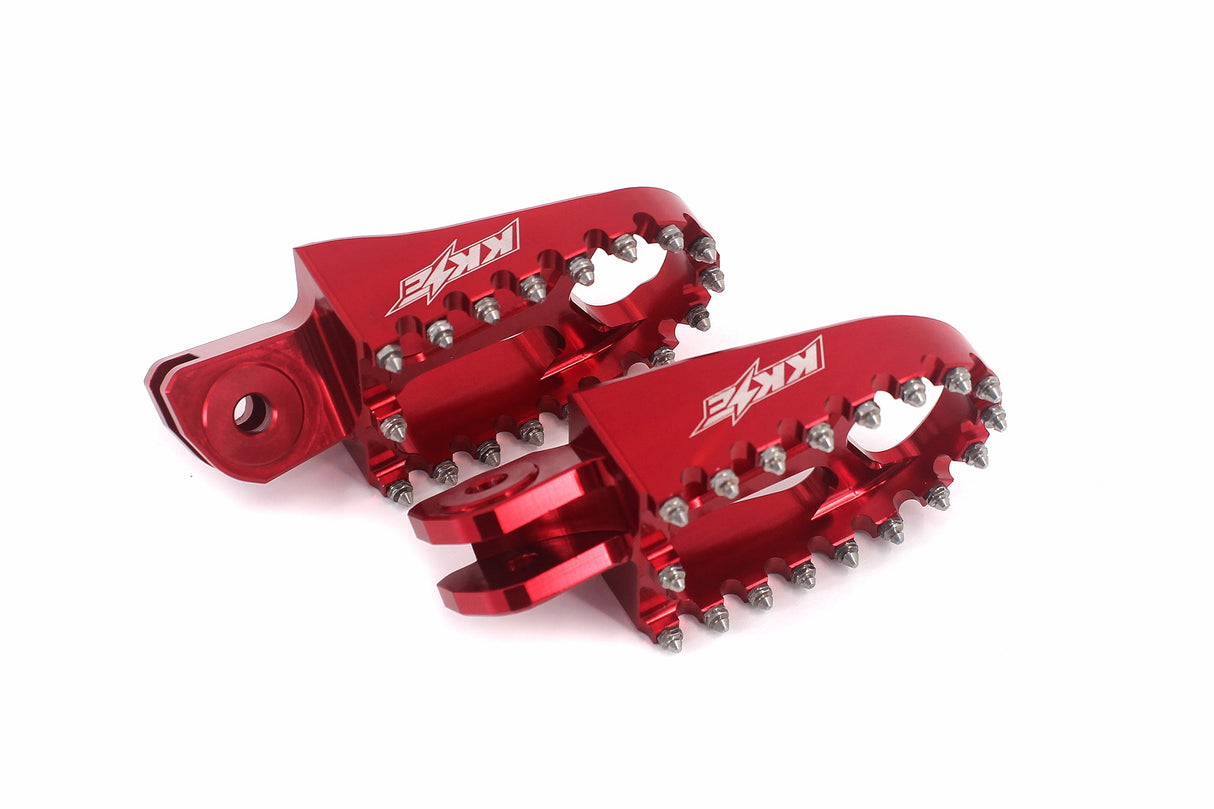 E-Moto KKE Footpegs Billet Foot Pegs