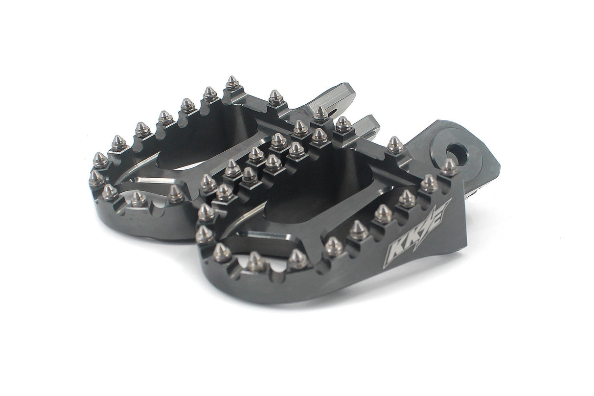 E-Moto KKE Footpegs Billet Foot Pegs