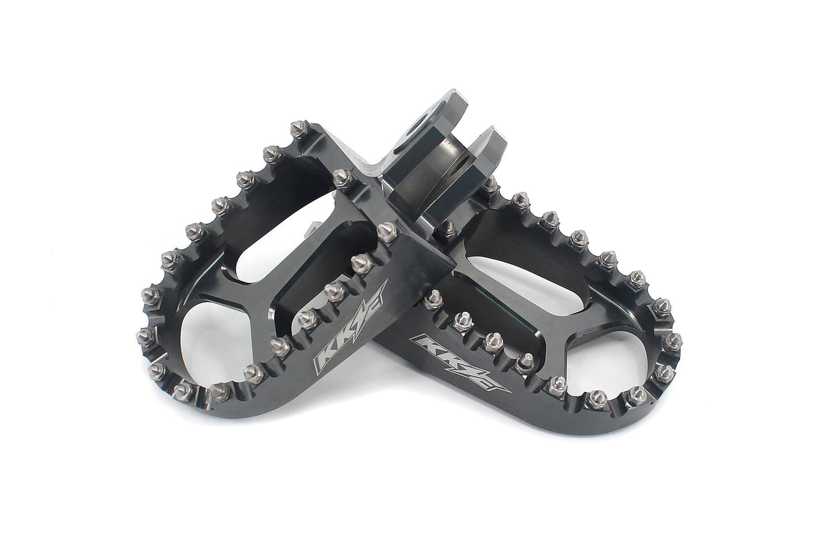 E-Moto KKE Footpegs Billet Foot Pegs