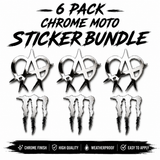 Moto-Sticker Bundle (CHROME)